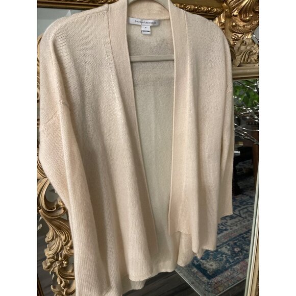Diane Von Furstenburg 100% Cashmere Cardigan Sz P - Picture 9 of 12
